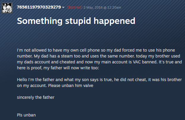 CS2 Cheaters when both their ATL and Main accounts get VAC banned