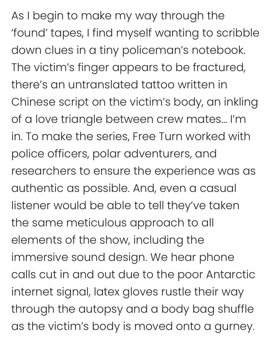An incredible review from @podbible 🔥 #podcast #coldtapes #whodunnit #murdermystery #truecrime