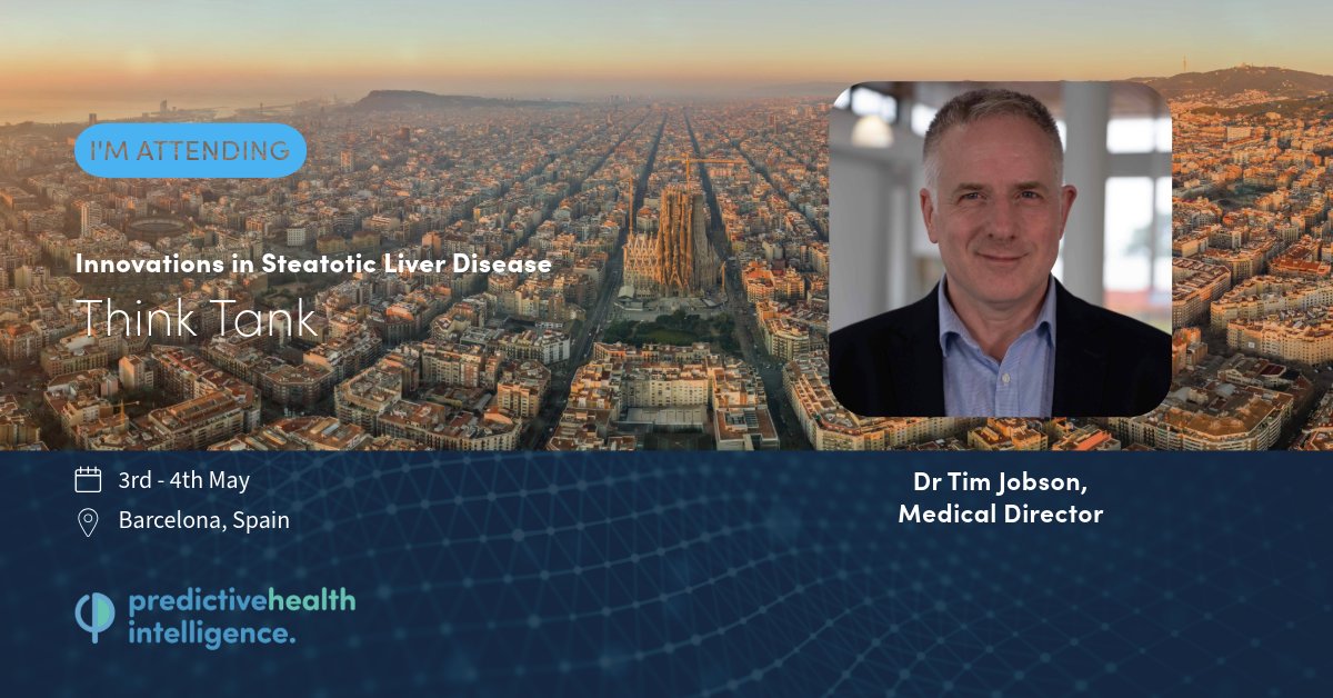 Next stop Barcelona 🇪🇸 

Our Medical Director, Dr Tim Jobson, will attend the Innovations in Steatotic Liver Disease Think Tank in Barcelona tomorrow.

If you're attending get in touch!

#livertwitter #MASLD #liverdisease