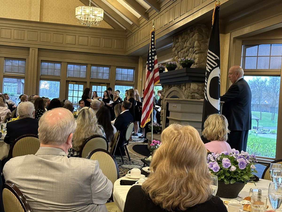 VoteJohnBristol's tweet image. Here for the #MapleGrove Mayor’s Prayer Breakfast. Wonderful to hear from the Heritage Christian Academy Select Choir!