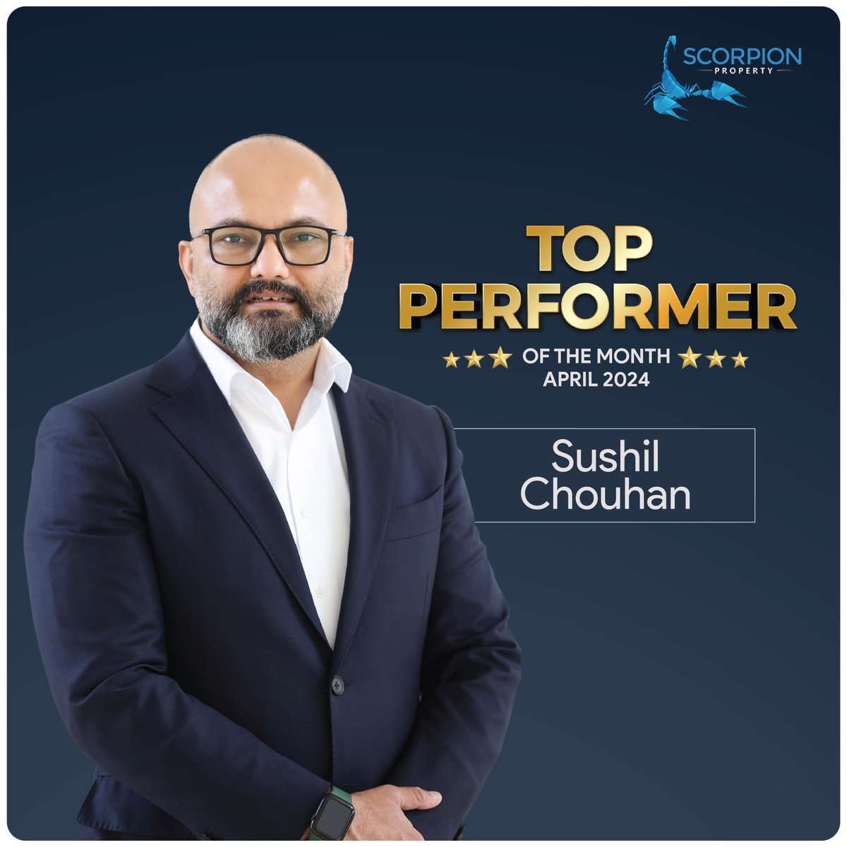 Congratulations Mr. Sushil Chouhan for being one of the top performers for the month of April 2024! Your unwavering dedication and commitment to excellence have set a new standard for success. Keep it up!

#scorpionproperty #achievers #topperformers #topperformersofthemonth