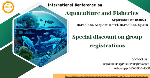 Speaker Slots Filling Faster!!!
Reserve Your Slot Now:scisynopsisconferences.com/aquaculture/ab…
#Aquaculture #fisheries #sustainableaquaculture #aquaandfishnutrition #fisheriesmangment