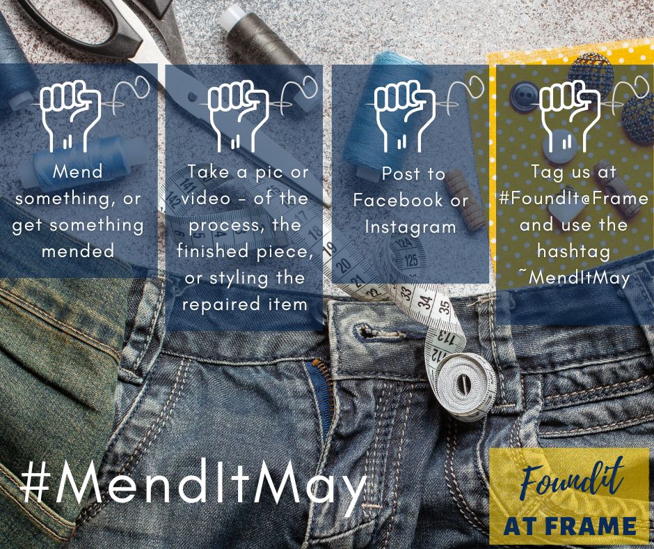 We're thrilled to kick off MendItMay!! A month dedicated to the joy of making and mending! Share your creations with us using #MendItMay and tag us! #menditmay2024 #sustainablefashion #sustainablity #pembrokeshire #charity #charityshop #charityretailassociation #frn