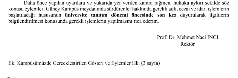 Boğaziçi Üniversitesinde (kendi işyerlerinin bahçesinde, öğle arasında) cübbeleriyle duran akademisyenlerin savcıya şikayet edildiğini, disiplin soruşturmasına uğradığını, bu 'durma' işinin nasıl bir 'suç' olduğuna (!) ilişkin sayfalar dolusu 'uyarı'lar aldığını biliyor muydunuz?