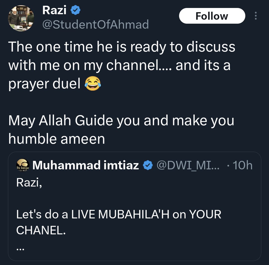 @DWI_MImtiaz Following the sunnah of his dajjal 😂 🏃🏃🏃🏃‍♂️🏃‍♂️🏃‍♂️💨