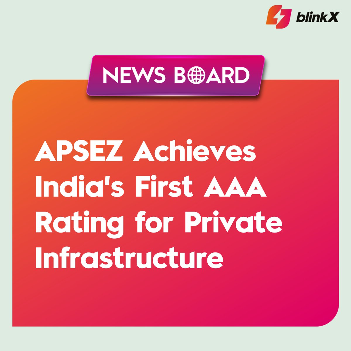 This AAA credit rating from CARE Ratings, marks it as India's first private infrastructure developer to achieve this rating.

#Adani #Carerating #rating #growth #infrastructure #development #develpoer #futures #Options #spot #buy #sell #call #put #optionstrading #trader…