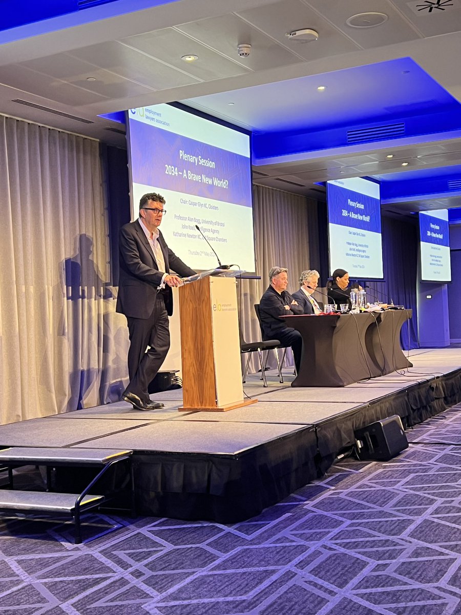 And we are off! My fantastic colleagues are on the plenary panel…
I’ll be on the pro bono panel session this afternoon.
@OldSqChambers 
Annual ELA Conference 
#ukemplaw