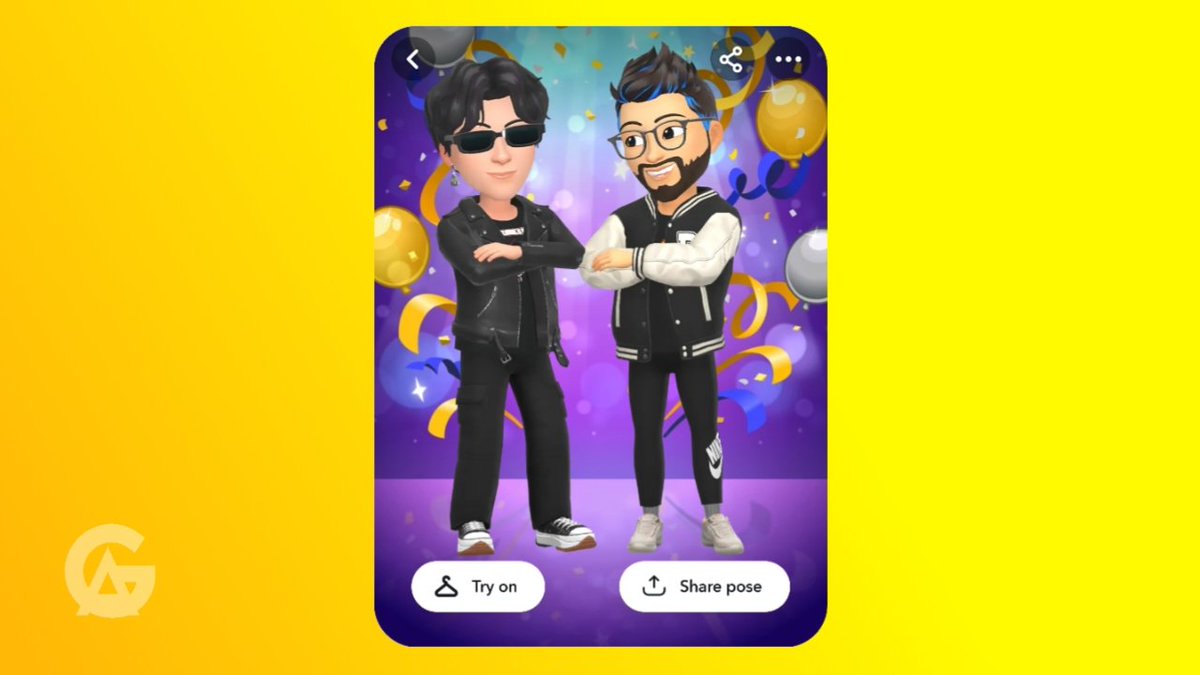 Snapchat has released a new feature for their Snapchat Plus users, where you and your best friend’s Bitmoji stand together, showing various poses. This feature is also called ‘Best Friend Stand Together poses’.

#snapchat #newfeature #newupdate