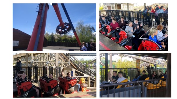 Our transition year and exchange students enjoyed a very adrenaline packed day in Emerald Park on Wednesday. Great fun was had by all involved!! 🎢 #emeraldpark #schooltrip