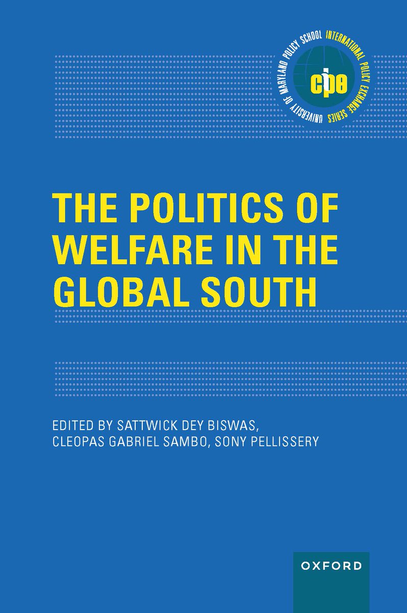 Our volume address critical questions in welfare with incisive case studies. We address the ideational framework for welfare development; the role of local and international actors including global institutions; coloniality and issues of state capacity. 👇 #PoliticsofWelfare