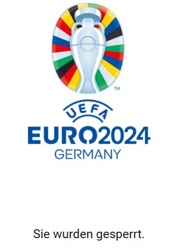 2 Stunden Warteschlange um, um 11 Uhr das hier zu lesen 👍 #EM #Tickets