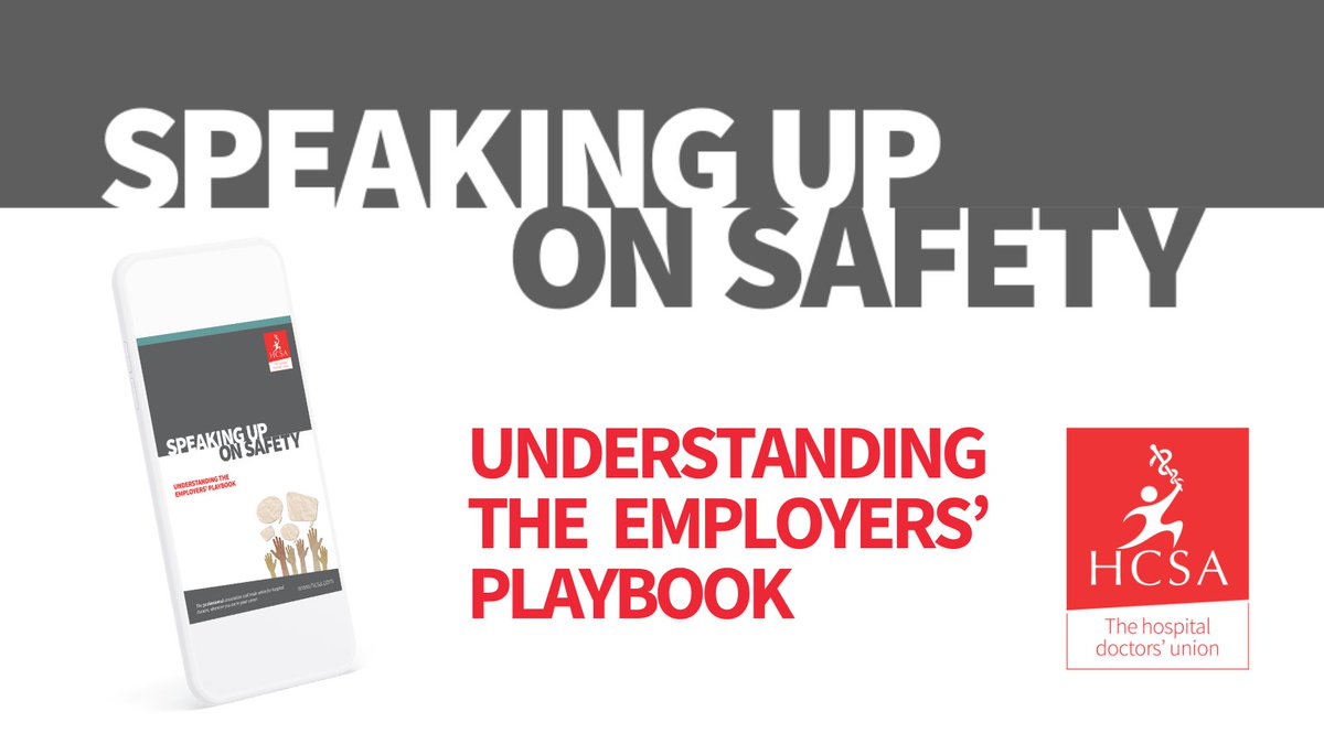 The GMC tells doctors we must speak up with patient safety concerns. But fulfilling this duty can result in attempts to silence or remove us. Protect yourself as you protect patients with HCSA's new guide to the playbook used by bad employers against whistleblowers.