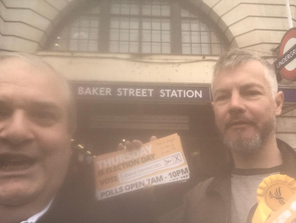 Day 2 of getting the votes out for @WminsterLibDems #VoteLibDem on all 3 ballots today with @robblackie as Mayor, @LondonLibDems as Assembly Members #WestCentral #RobCan #RestoringTrust