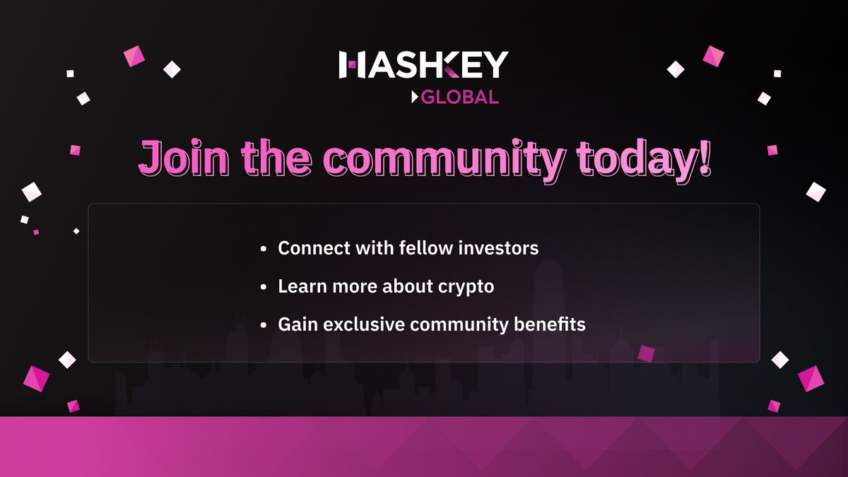 👬 Join Our Global Community at HashKey Global! 👬 Unlock exclusive rewards, connect with fellow investors, and stay updated with the latest news from HashKey Global. If you haven't already, follow our channels and become a part of our vibrant community today! Official…