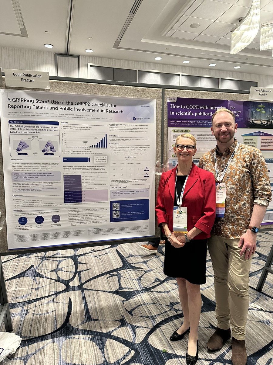 Another fantastic #ISMPPAnnual2024 with my @EnvisionPharma colleagues, clients, and wider @ISMPP family. It has been a privilege to represent our @EnvisionPatient team, supported by the incredible @KWProScribe who I finally got to meet in person! 💜