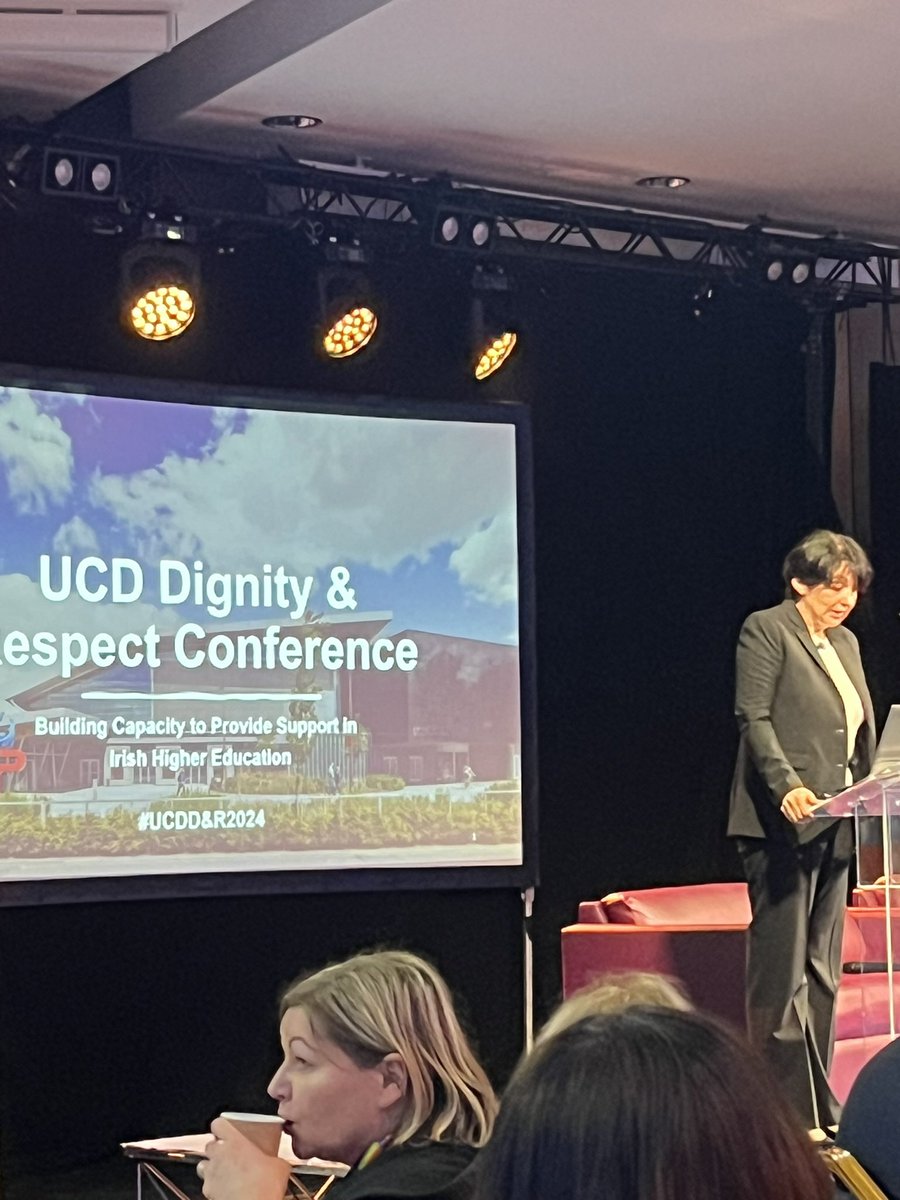Delighted to speak at the UCD Dignity and Respect Conference this morning. @ucddublin @SchoolofEdUCD #notinourucd
