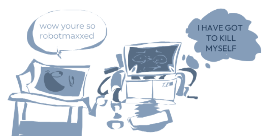 KILLCH0PDELUXE's tweet image. #Inscryption #regretevator 
hell on earth