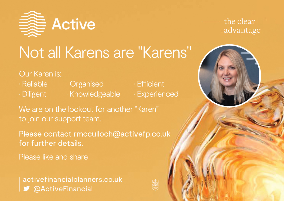 Active Chartered Financial Planners (@activefinancial) on Twitter photo 📢Could you be our next Karen? 📢
Administrator wanted to join our award winning team!
☎ Contact <a href="/RachelMActive/">Rachel McCulloch CMgr</a> for more information
#TheClearAdvantage #ClientSupport 📢Could you be our next Karen? 📢
Administrator wanted to join our award winning team!
☎ Contact <a href="/RachelMActive/">Rachel McCulloch CMgr</a> for more information
#TheClearAdvantage #ClientSupport