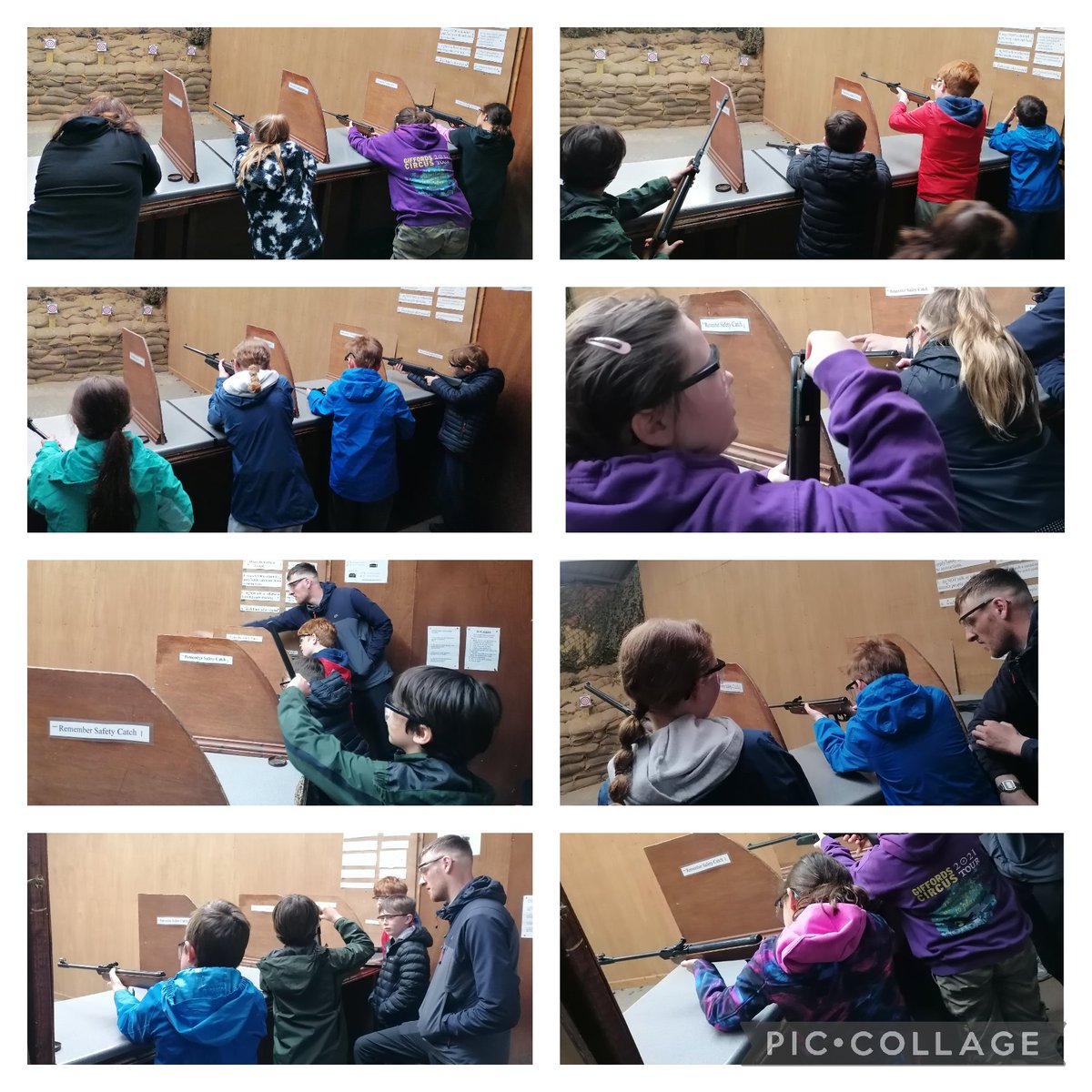 Rifle shooting @ManorAdventure @Our_Llangattock #AmbitiousandCapable