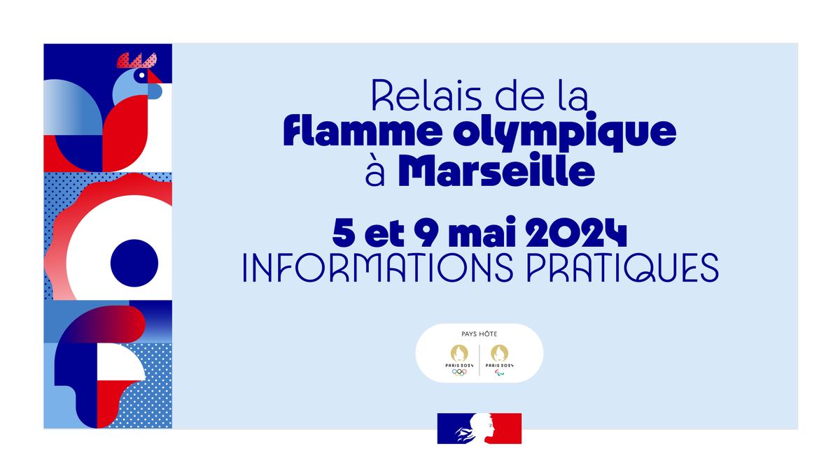 #JO2024 | J-6 avant l'arrivée de la #FlammeOlympique dans la cité phocéenne⌛️ Pour l'occasion, des mesures de sécurité sont mises en place impliquant une modification du plan de stationnement et de circulation, à titre exceptionnel, sur des périmètres bien définis, qui ne