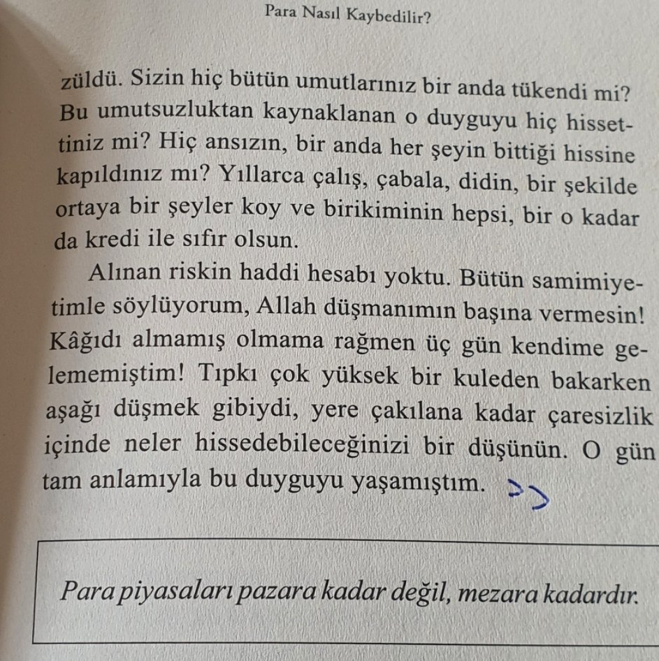 Değerli dostlarım vaktiniz olduğunda okumanızı öneririm, Para Nasıl Kaybedilir? @M_N_Kutan