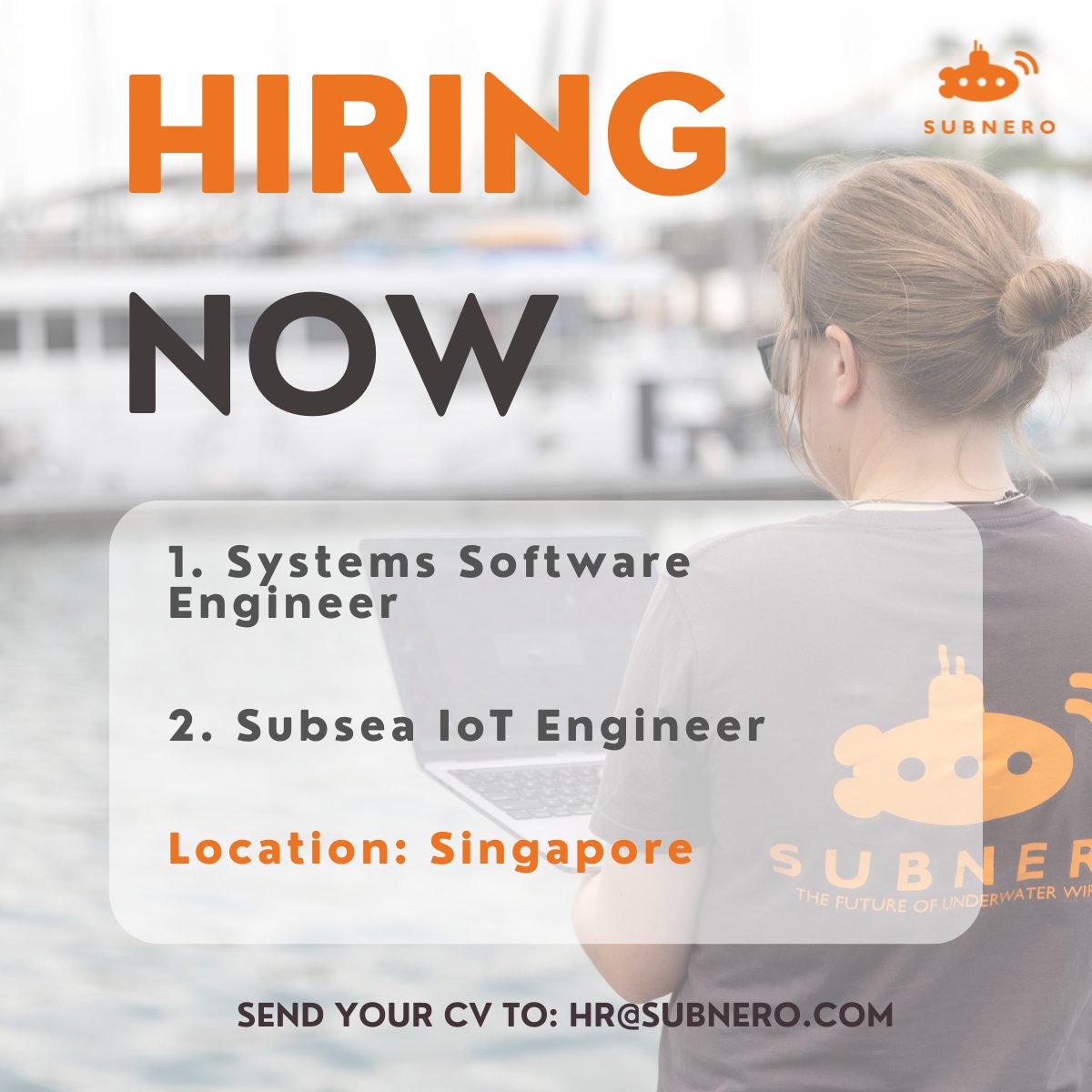 We're seeking passionate individuals for the roles of Systems Software Engineer &amp; Subsea IoT Engineer to join us. Apply now at subnero.com/careers and be part of shaping the future of underwater technology. #career #job #hiringnow #hiring #vacancy #subsea