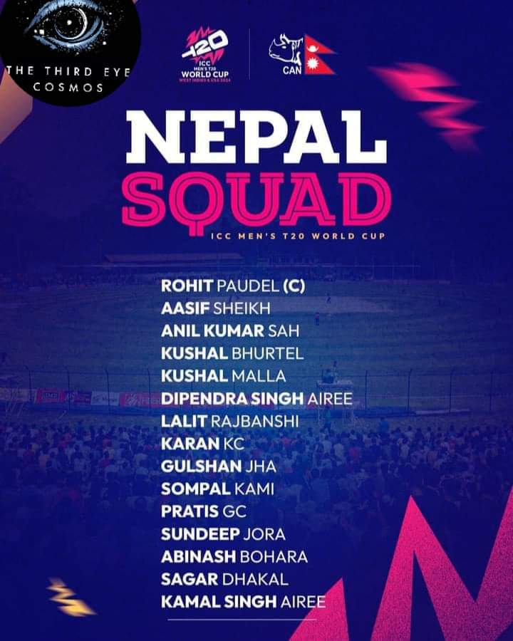 Best Wishes to the Nepal Team for their victorious performance in ICC Men's T20 World Cup 2024. #icct20worldcup2024  @thirdeyenepal23
