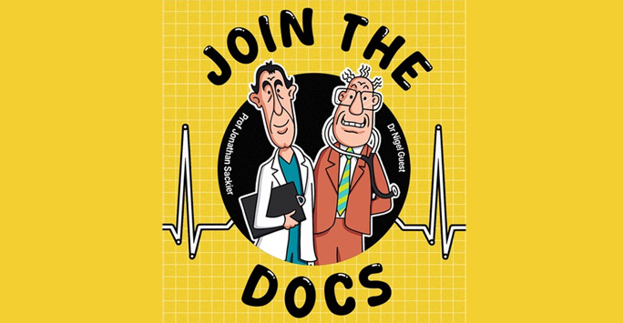 🎙️.@LivUniMedicine alumni, Professor Jonathan Sackier and Dr Nigel Guest have launched their new podcast, @JoinTheDocs! 🩺 Don't miss out on the laughter and knowledge they bring to every episode! Find out more here ➡️ jointhedocs.com