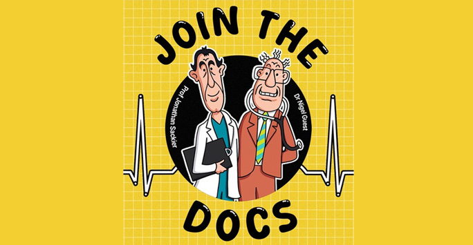 LivUniAlumni's tweet image. 🎙️.@LivUniMedicine alumni, Professor Jonathan Sackier and Dr Nigel Guest have launched their new podcast, @JoinTheDocs! 🩺

Don&apos;t miss out on the laughter and knowledge they bring to every episode! Find out more here ➡️ jointhedocs.com