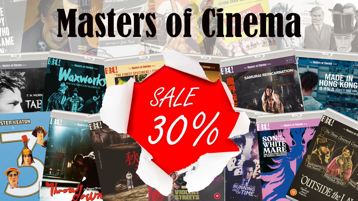 30% Off Flash Sale now on! buff.ly/44rs1WU Huge savings alert! Enjoy a fantastic 30% discount on select Blu-rays at the Eureka Store. Don't miss out, act fast before sale ends on Monday 6th May 12pm (BST) #BluRay #FlashSale