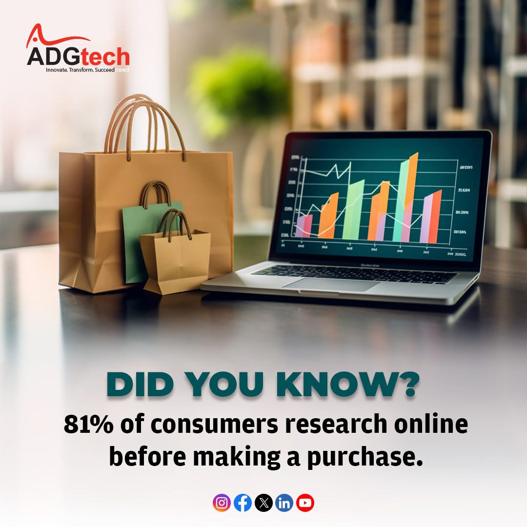 Make sure your digital presence shines bright to capture their attention and win their trust. 

#ADGtech #OnlineResearch #DigitalShopping #ConsumerInsights