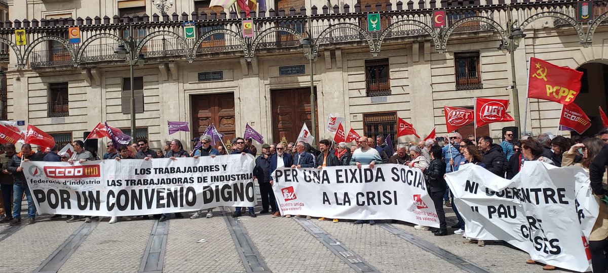 Alcoi 1 de Mayo ¡Ni paz entre clases, ni guerra entre pueblos! #UnidadyLucha