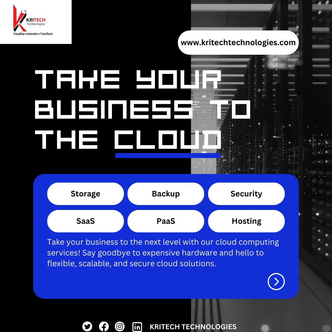 Take you business on cloud safely and securely.
Reach out to us to know more about it.
#Cloud #Cloudtech #Privatecloud #publiccloud #informationTechnology