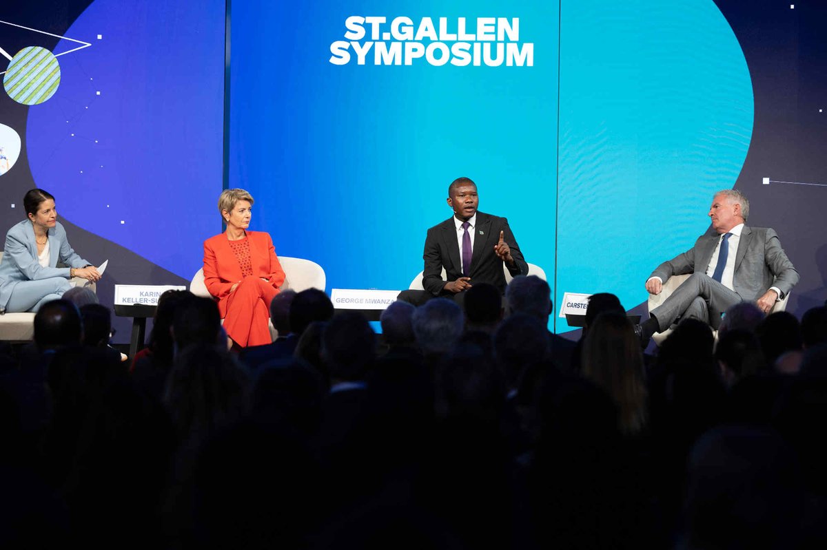 The 53rd @SG__Symposium has officially begun. Among the opening speakers were Federal Councillor Karin Keller-Sutter, and Prof. Manuel Ammann, president of the University of St.Gallen. Most sessions can be viewed on unisg.link/cn3 #53sgs #StGallenSymposium…