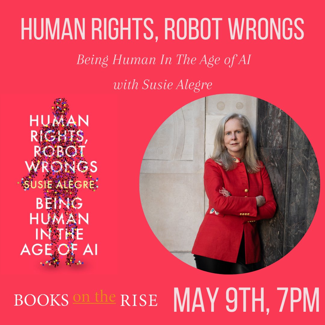 We're hosting human rights lawyer and AI expert Susie Alegre for a chat and a QnA at the bookshop next week - get your tickets here: eventbrite.co.uk/e/868253348137…