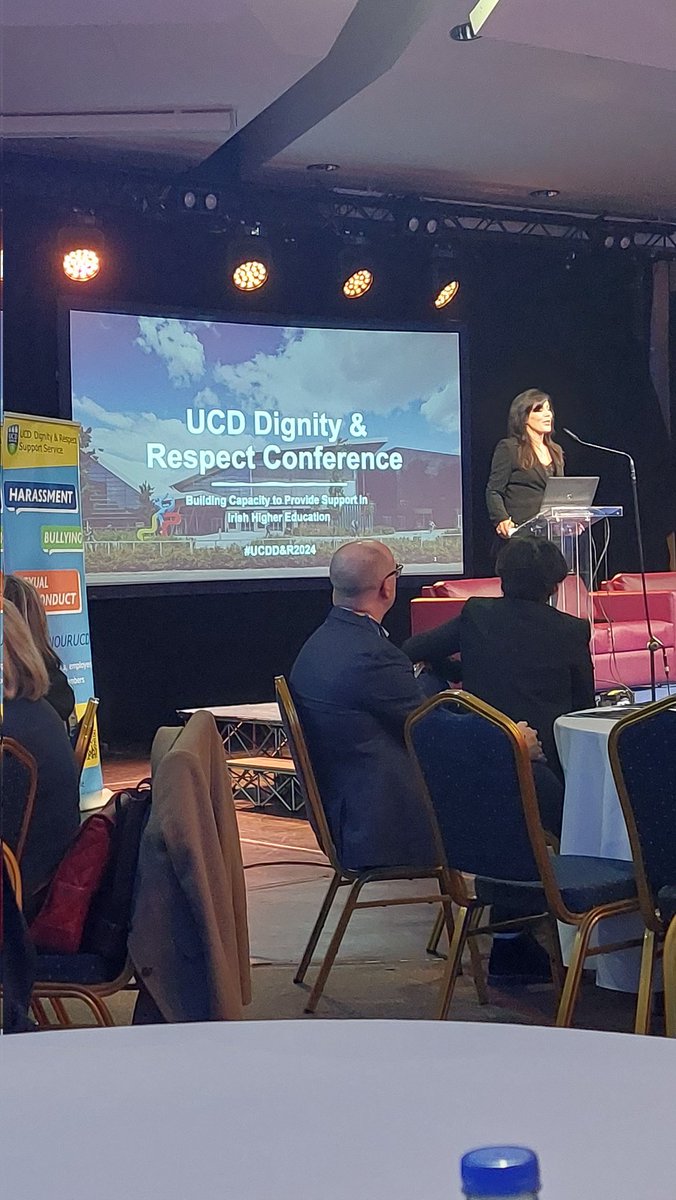 'A wonderful change in Irish society that we are facing these challenges head on.' Minister Jennifer Carroll MacNeill TD #UCDDR2024