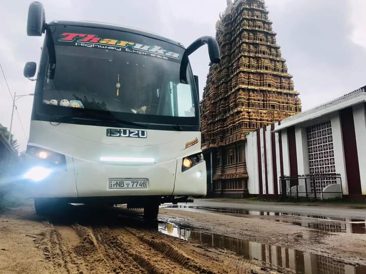 Buses in Srilanka, not only transport passengers, but also their owners 3rd grade ideologies to promote racism around Srilanka.

Tharuka Highway Express Bus
#SriLanka #VisitSrilanka