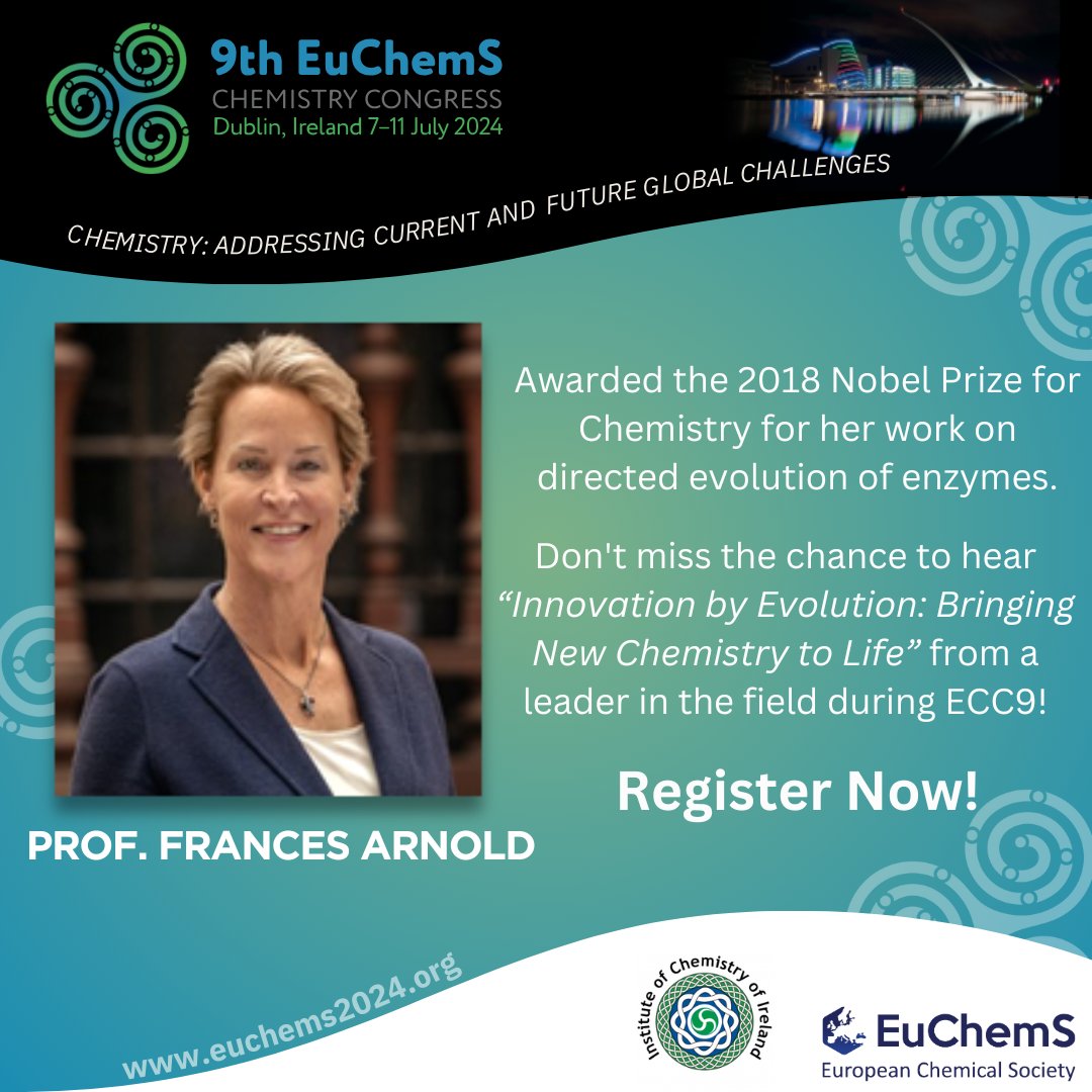 Time is ticking! ⏰ Don't miss out on #ECC9 in Dublin! Standard Registration Fee closes in just 3 weeks. Register now and join us for an unforgettable experience! euchems2024.org/registration/