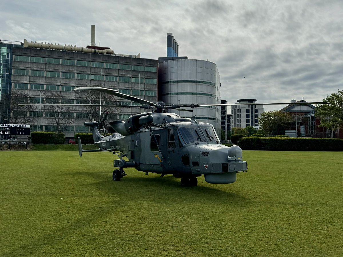 Yesterday #825NAS landed in Portsmouth for a school visit and careers event @HMSTEMERAIRE. Hundreds of students across the day had the opportunity to look around the Wildcat and ask about a career in the Fleet Air Arm as aircrew or engineers.