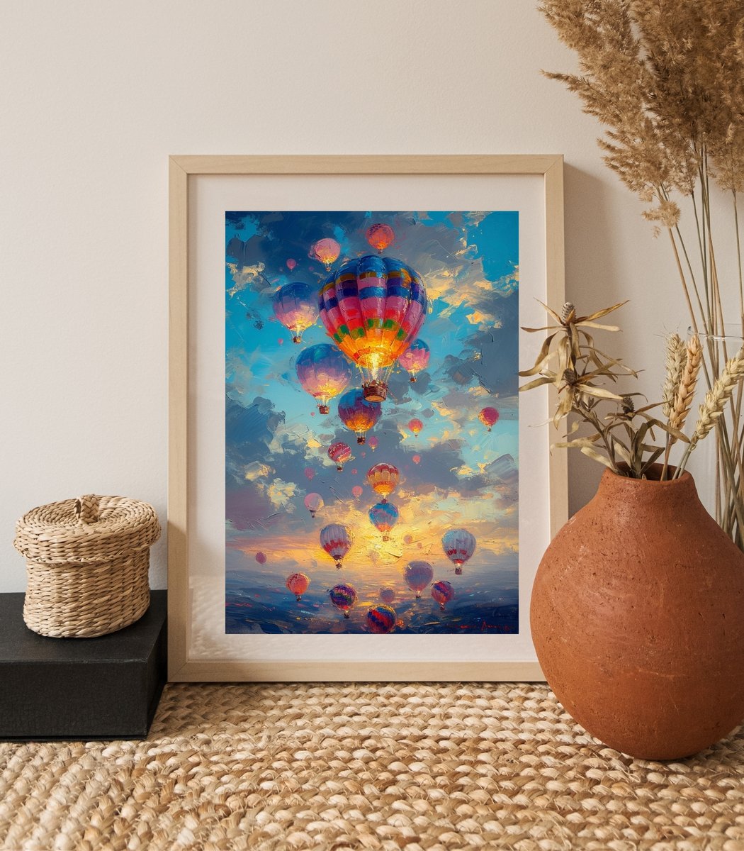 Soar to new heights with Lena Art Design's balloon-filled skies, painting your walls with the spirit of flight and freedom. 🎈✨ #AdventureAwaits #BalloonArt #LenaArtDesign