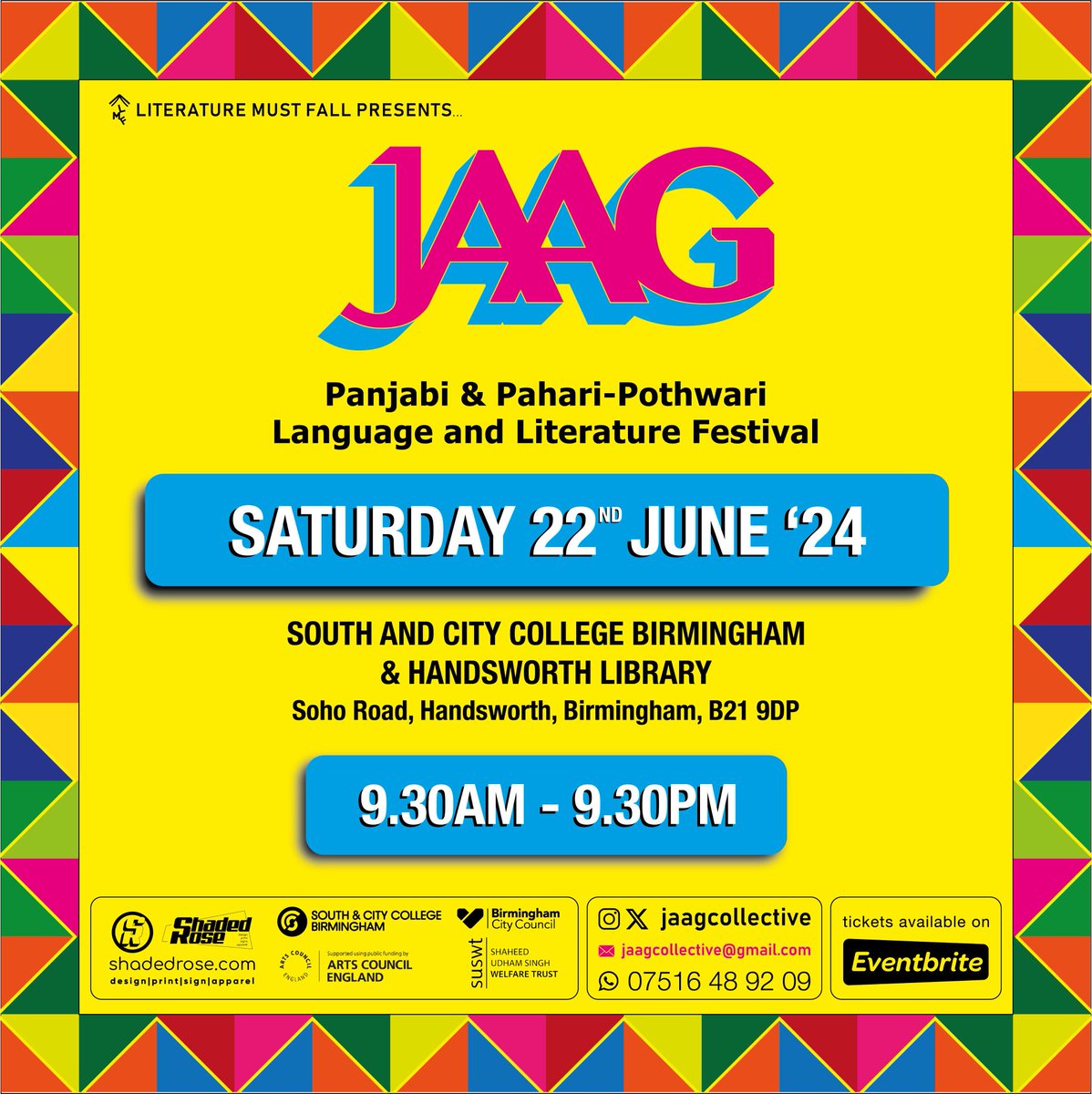 Looking forward to attending this literary feast. I'll be giving you a taste of reading Pahari, sharing my role in a new heritage project & be in conversation with the amazing Amber Lone, discussing our novels and what it means to be South Asian women & writers. @jaagcollective