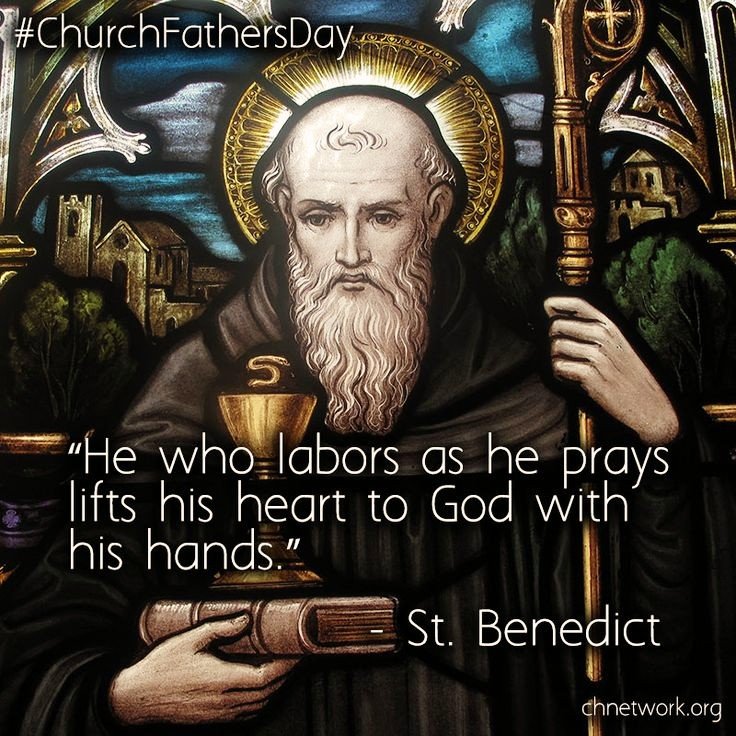 He who labors as he prays, lifts his heart to God with his hands. - St. Benedict
