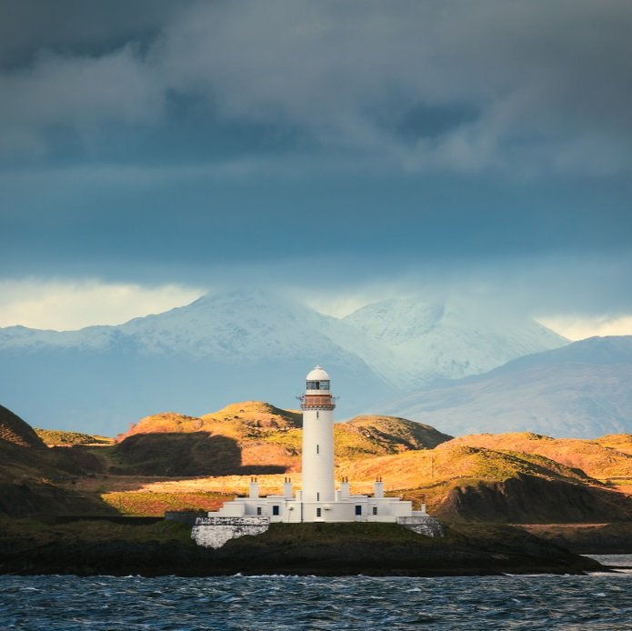 Stevenson's Lighthouse, Eilean Muslide #Lismore #Scotland #Argyll damianshields.com