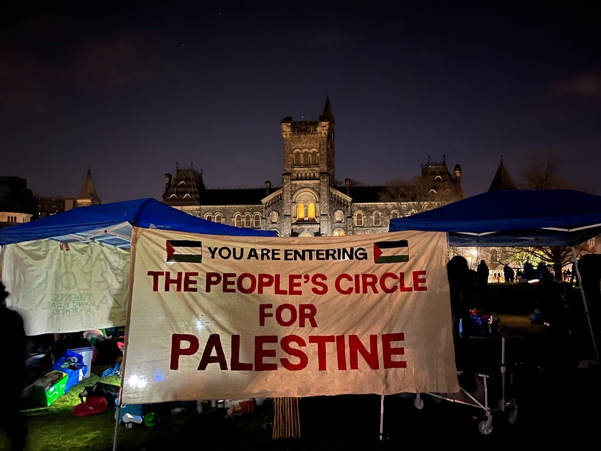 UofT Occupy for Palestine tweet media