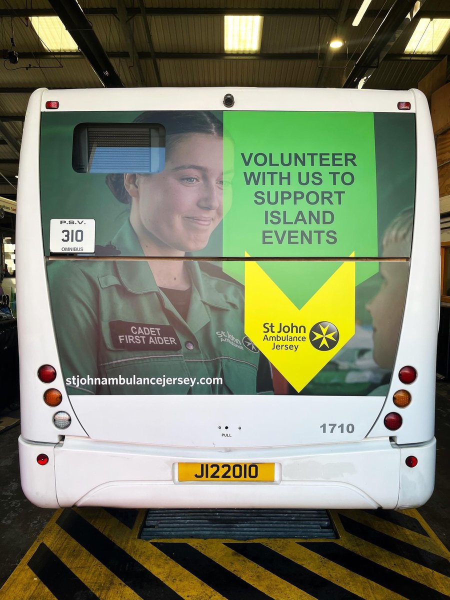Have you spotted us on the back of a bus yet?

Featuring Sienna, one of our amazing cadet first aiders.

To find out more about what we do head to our website.

 #ourstjohn #StJohnJersey #StJohnAmbulance #stjohnpeople #supportingmentalhealth #jerseyci #ourisland #firstaidtraining