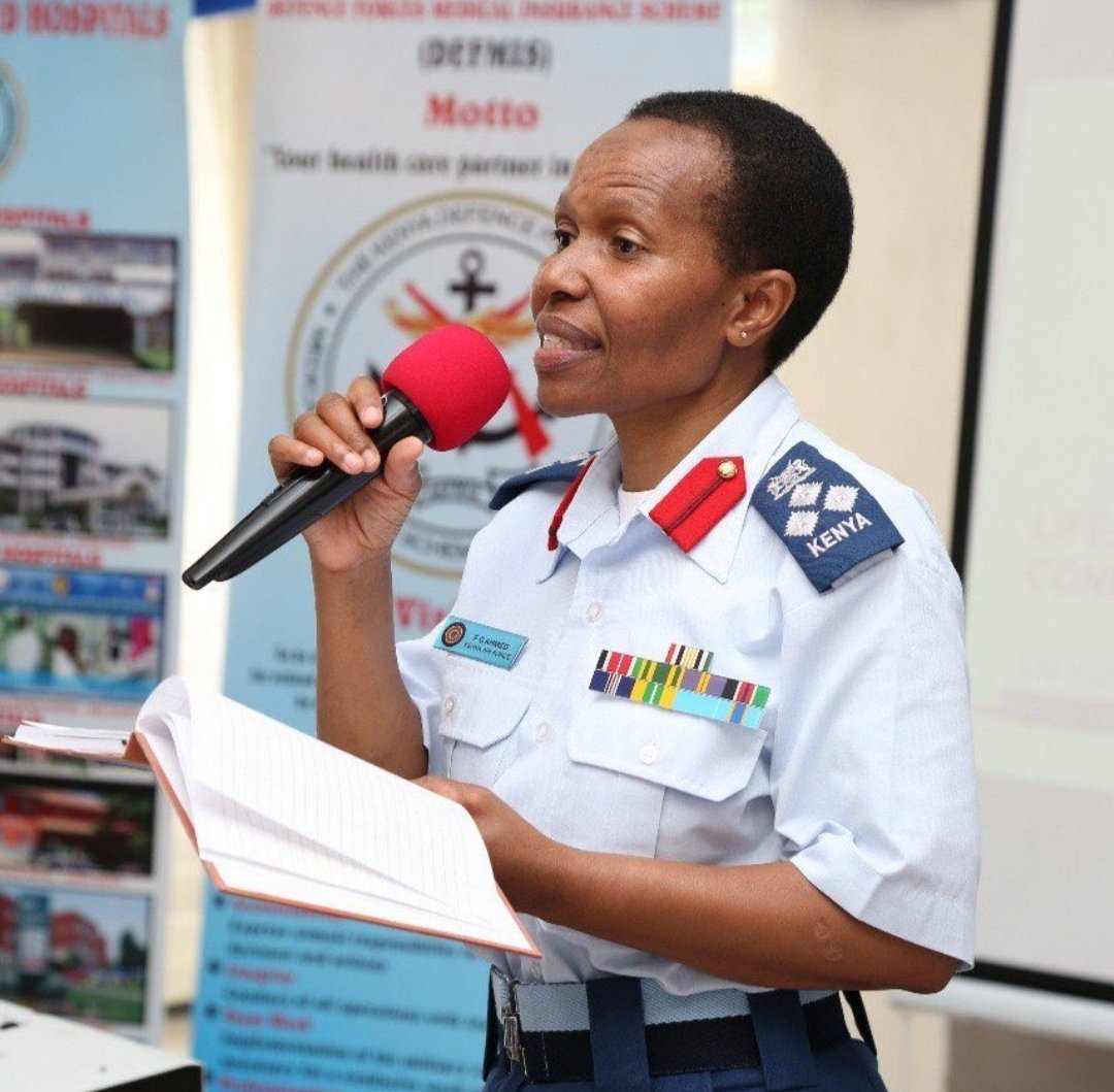 President William Ruto has appointed Major General Fatuma Gaiti Ahmed as the first female Air force Commander in Kenya. She replaces Omenda who has been appointed Vice CDF.