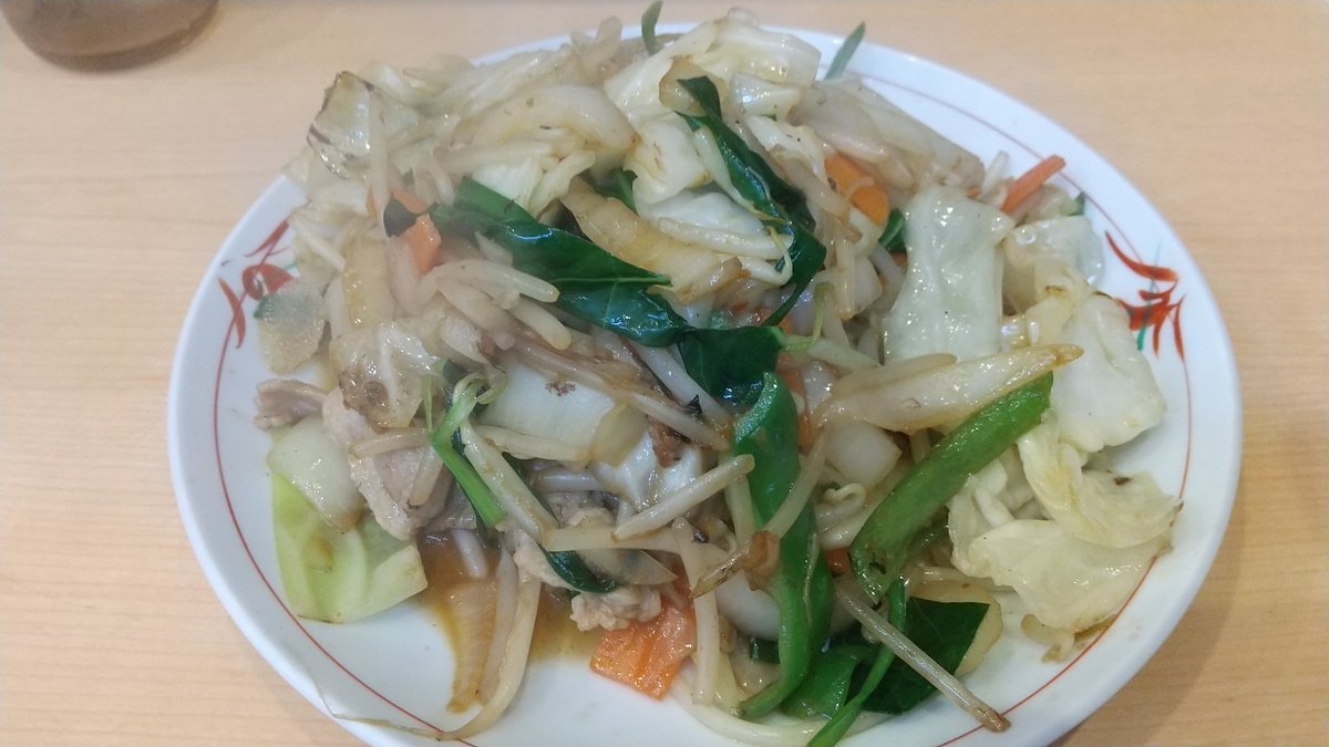 野菜炒めのみどん！