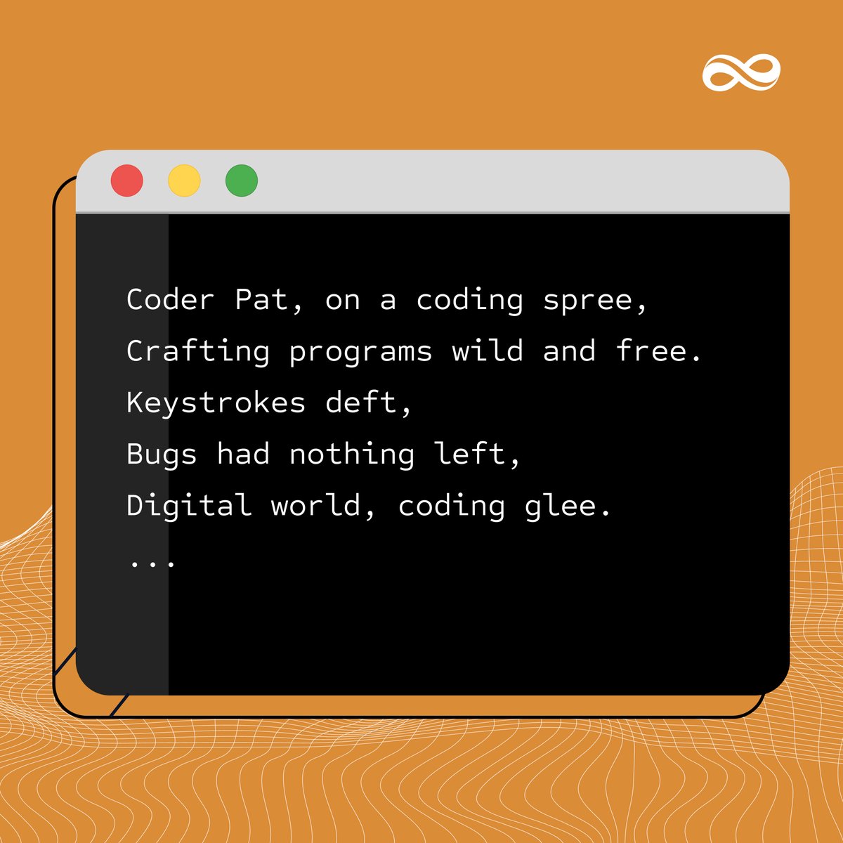 Dive into the coding world with Coder Pat! 🚀👩‍💻 Embracing the thrill of crafting programs and conquering bugs, Pat's keystrokes paint a picture of digital mastery. Here's to the joy of coding and the endless possibilities it brings! 🌟 #Coding #Journey #Tech #Wizard #Digital