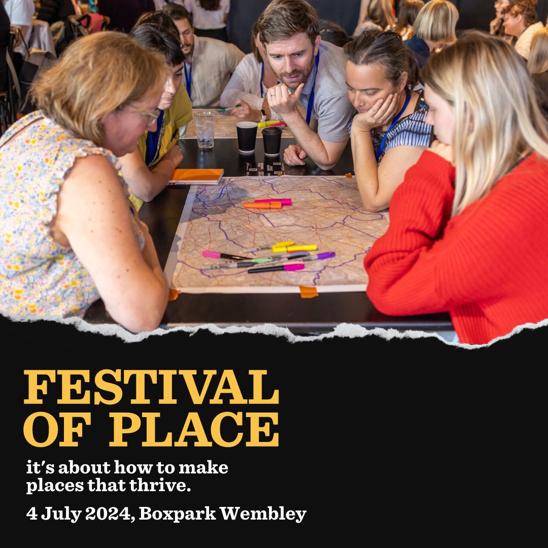 Breaking down silos to create vibrant urban communities where people thrive. Join us in transforming places and spaces, both in person and digital tickets available festivalofplace.co.uk #placemaking #ukplaces