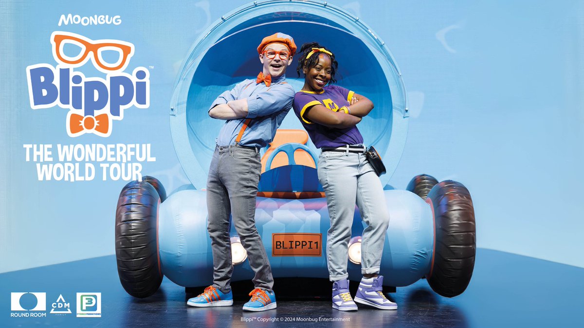 Blippi is coming back to the West End in Blippi: The Wonderful World Tour. Playing at @HPinterTheatre from 8th July - 7th September during the day, tickets are on sale at 1pm (or to @ATGTICKETS members now) from prf.hn/click/camref:1… #ad